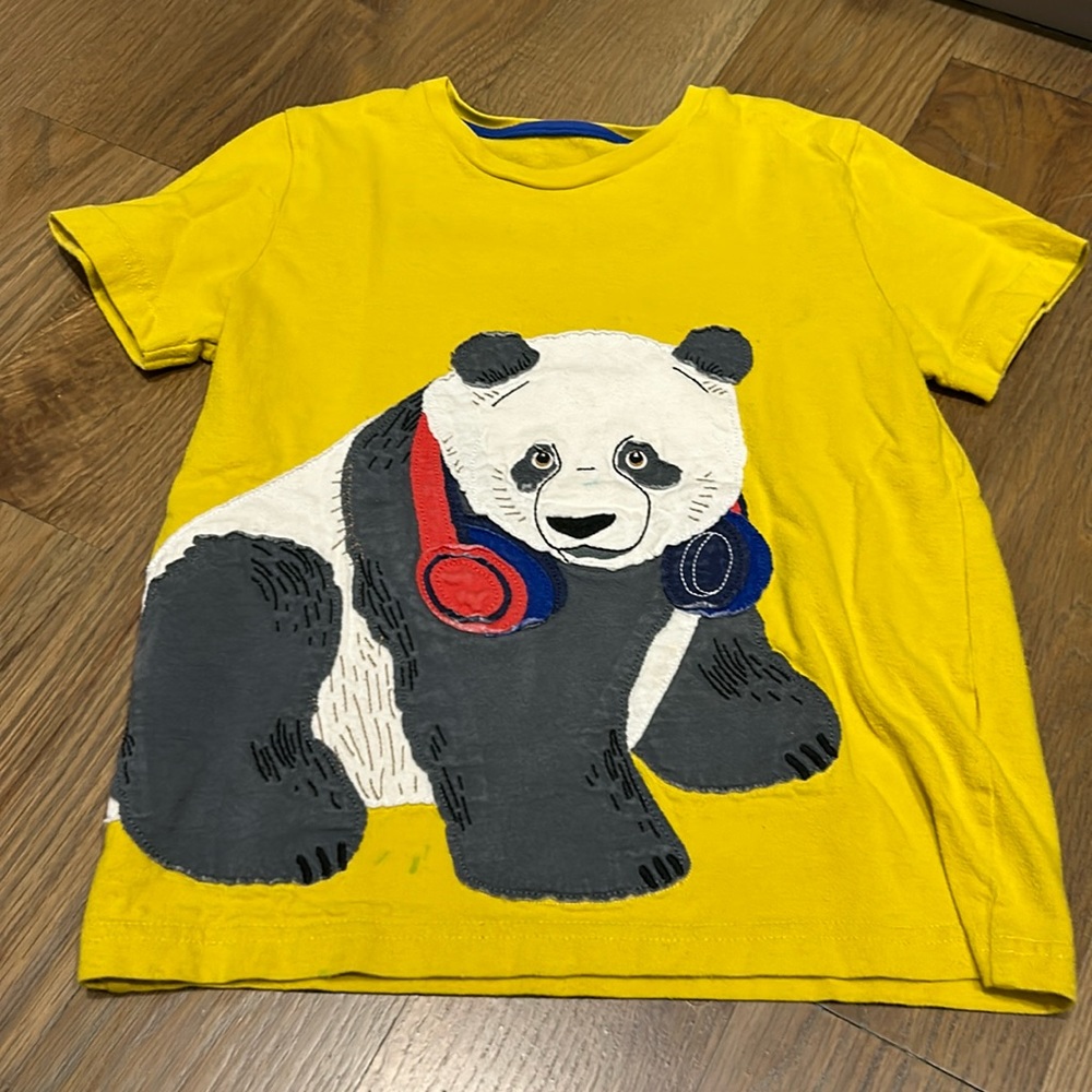 Mini Boden tshirt with DJ panda